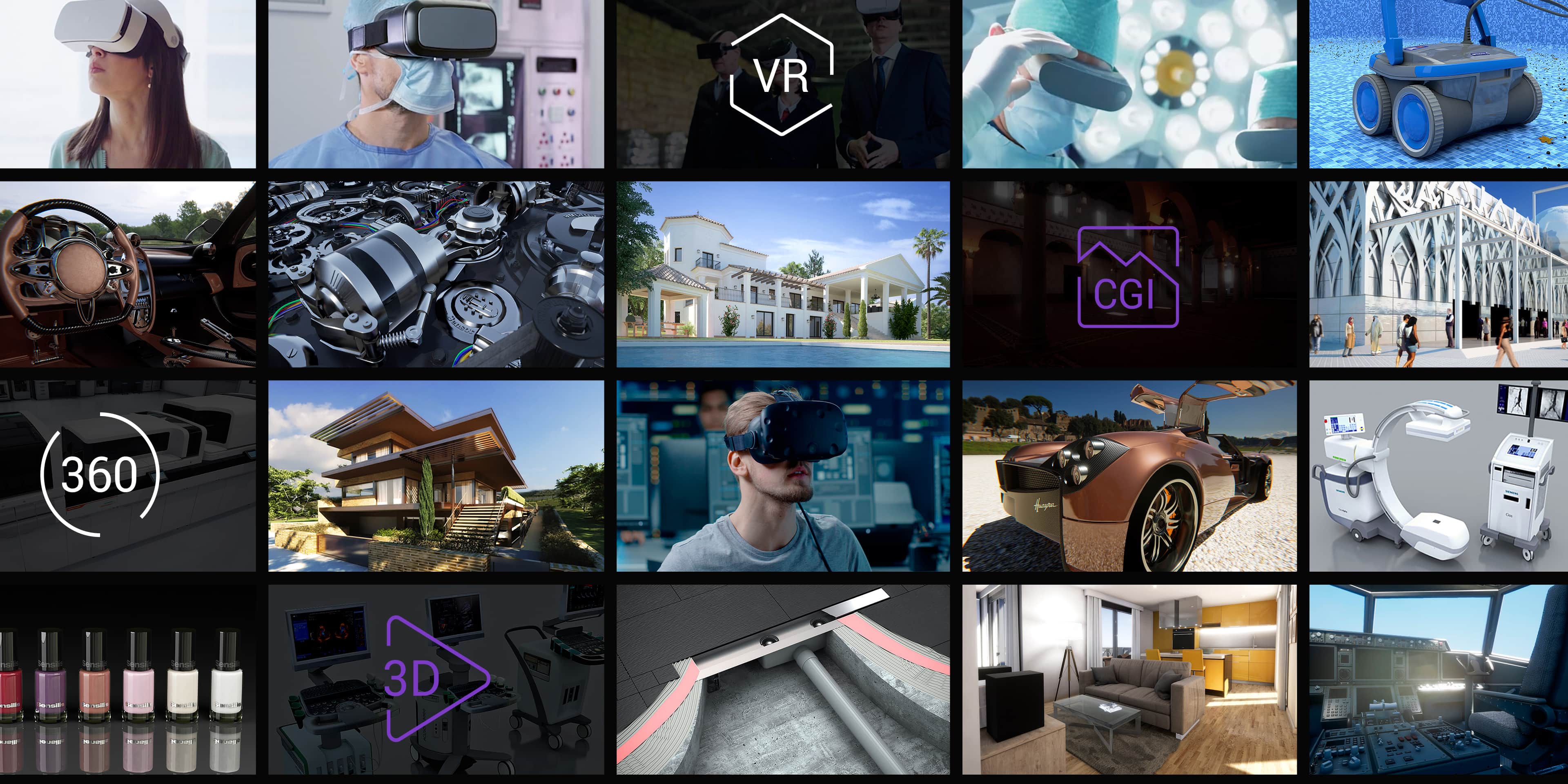 Humanos digitales AI-native, showrooms digitales y contenido 3D interactivo para casos reales de negocio.